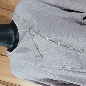 Zara Creamy Lavender Textured Tunic Top